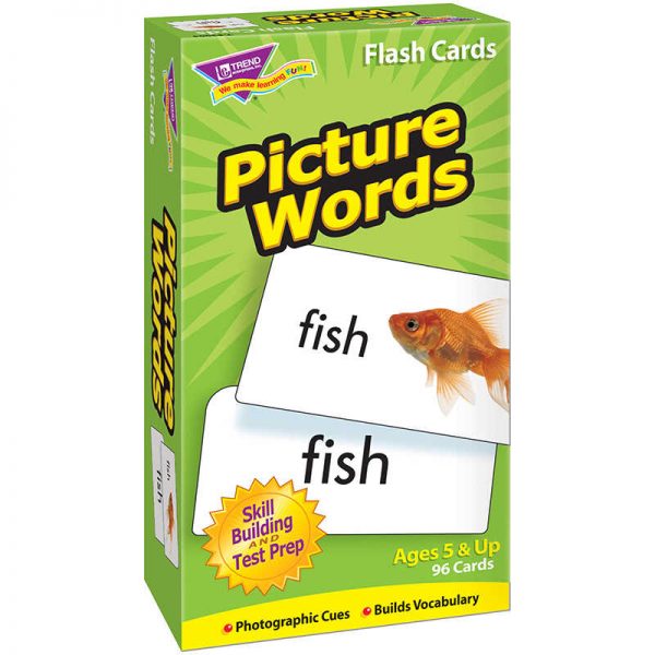 TREND Picture Words Skill Drill Flash Cards