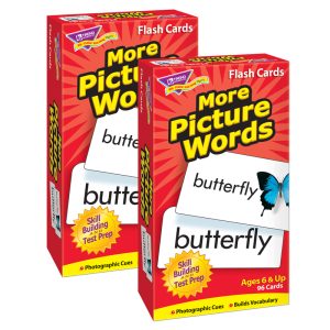 TREND More Picture Words Skill Drill Flash Cards, 2 Sets