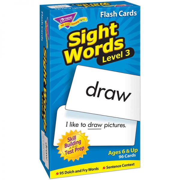 TREND Sight Words – Level 3 Skill Drill Flash Cards