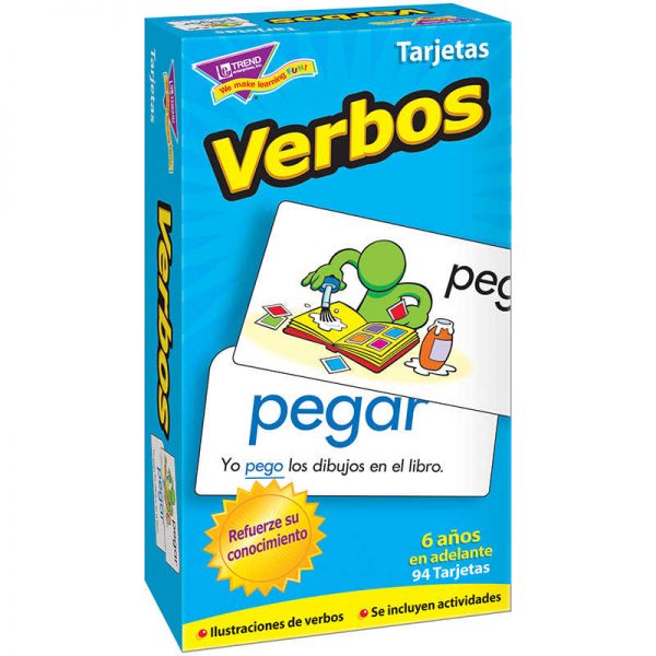 TREND Verbos (Spanish Action Words) Skill Drill Flash Cards