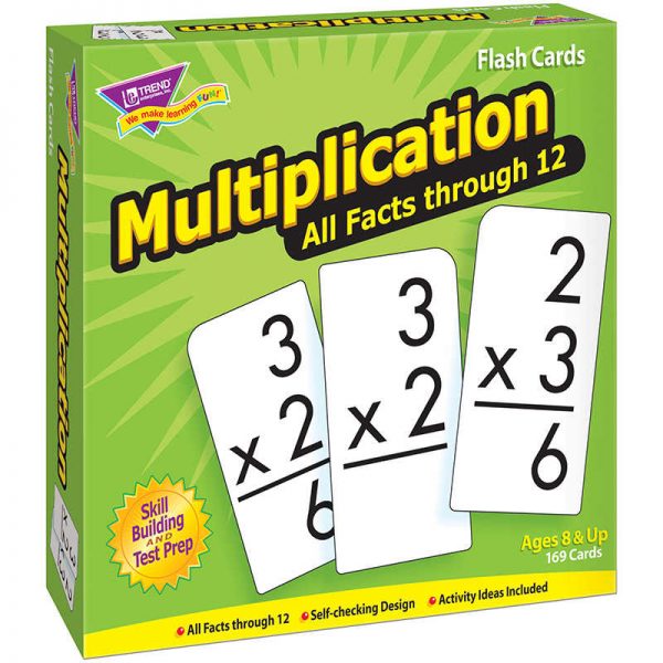 TREND Multiplication 0-12 All Facts Skill Drill Flash Cards
