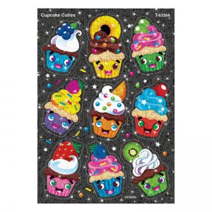 TREND Cupcake Cuties Sparkle Stickers®, 18 Count