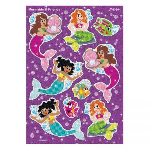 TREND Mermaids & Friends Sparkle Stickers®, 18 Count