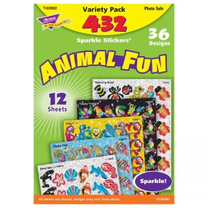 TREND Animal Fun Sparkle Stickers® Variety Pack, 432 ct