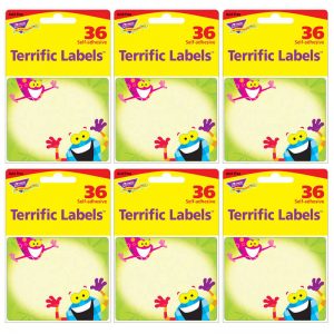 TREND Frog-tastic!® Terrific Labels™, 36 Per Pack, 6 Packs