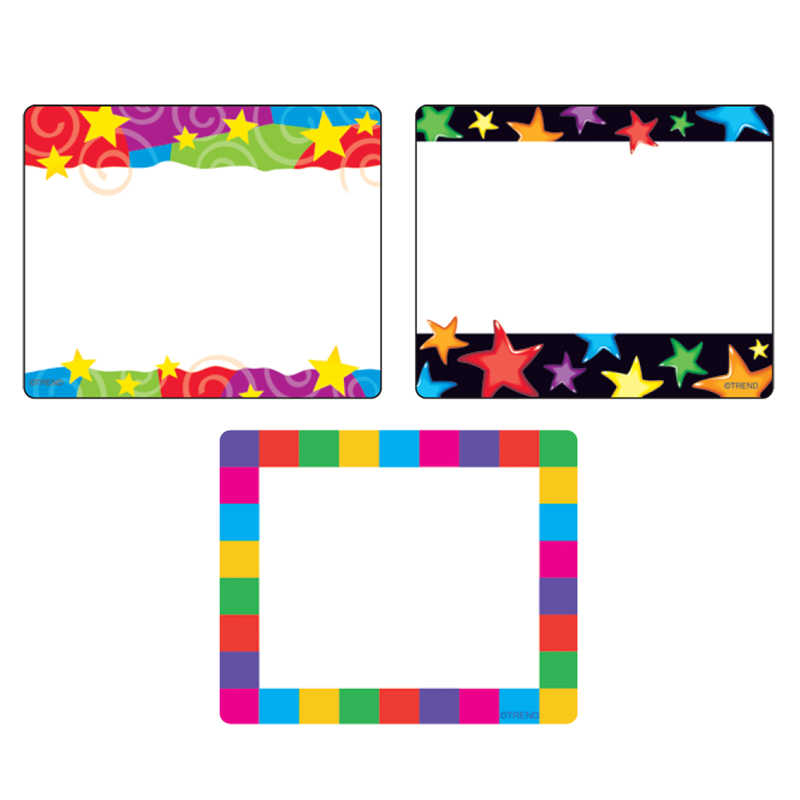 TREND Colorful Creations Terrific Labels™ Variety Pack, 108 Count