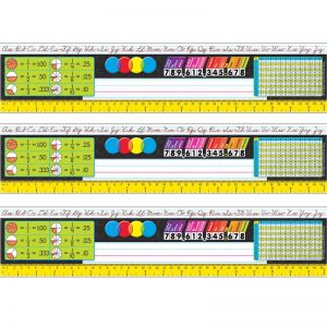 TREND Zaner-Bloser Desk Toppers® Reference Name Plates, Grades 3-5, 36 Per Pack, 3 Packs