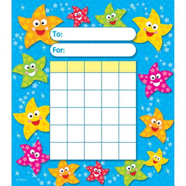 TREND Dancing Stars Incentive Pad, 36 sheets