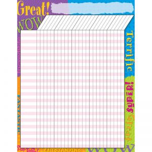 TREND Praise Words Incentive Chart, 17" x 22"