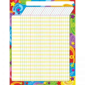 TREND Praise Words 'n Stars Incentive Chart, 17" x 22"