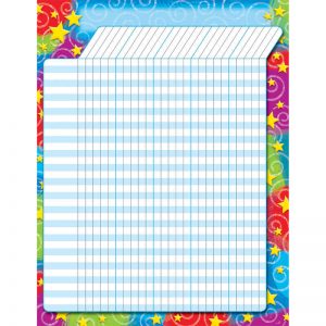 TREND Stars 'n Swirls Incentive Chart, 17" x 22"