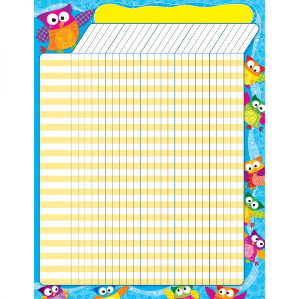 TREND Owl-Stars!® Incentive Chart, 17" x 22"