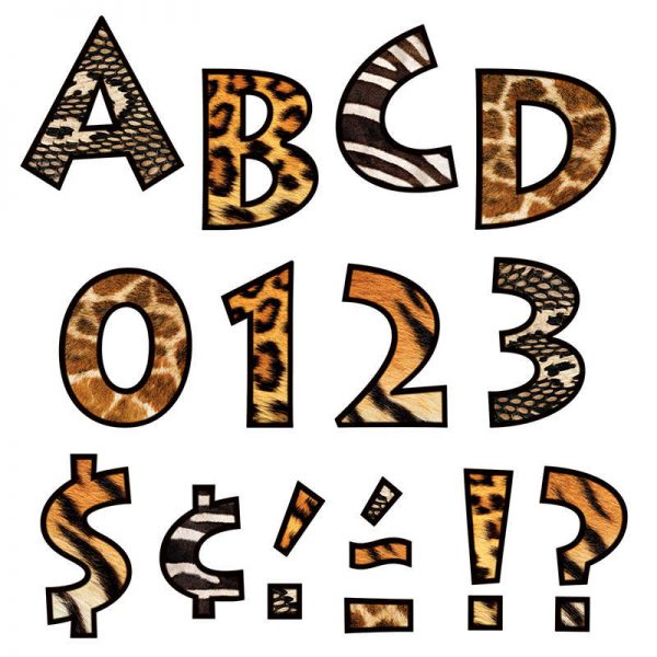 TREND Animal Prints 4" Venture UC Ready Letters®