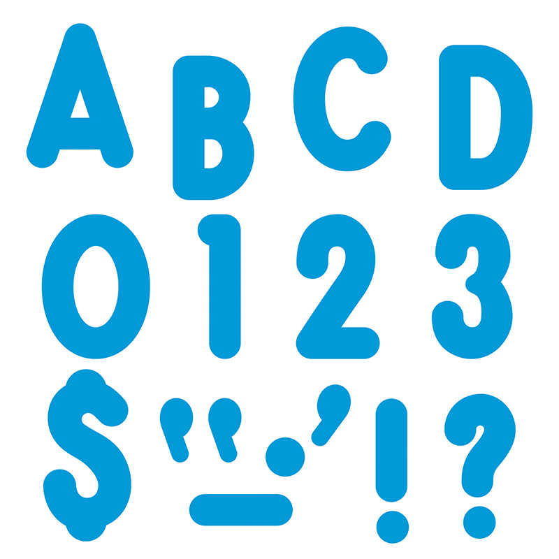 TREND Blue 7-Inch Billboard Uppercase (EN/SP) Ready Letters®