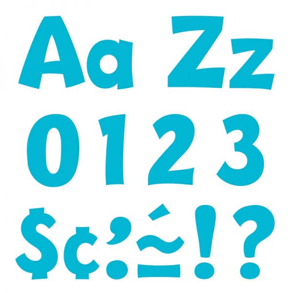 TREND Sky Blue 4" Playful Combo Ready Letters®