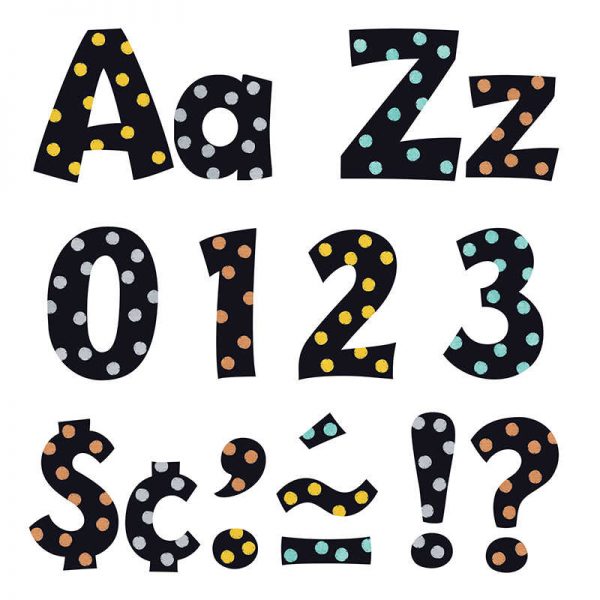 TREND Metal Dots 4" Playful Combo Ready Letters®