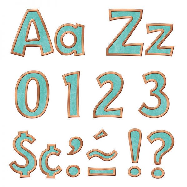 TREND Copper & Patina 4" Playful Combo Ready Letters®