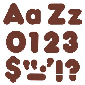 TREND Chocolate 4" Casual Combo Ready Letters®