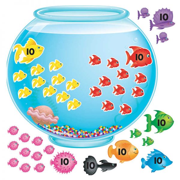TREND 100-Day Fishbowl Bulletin Board Set
