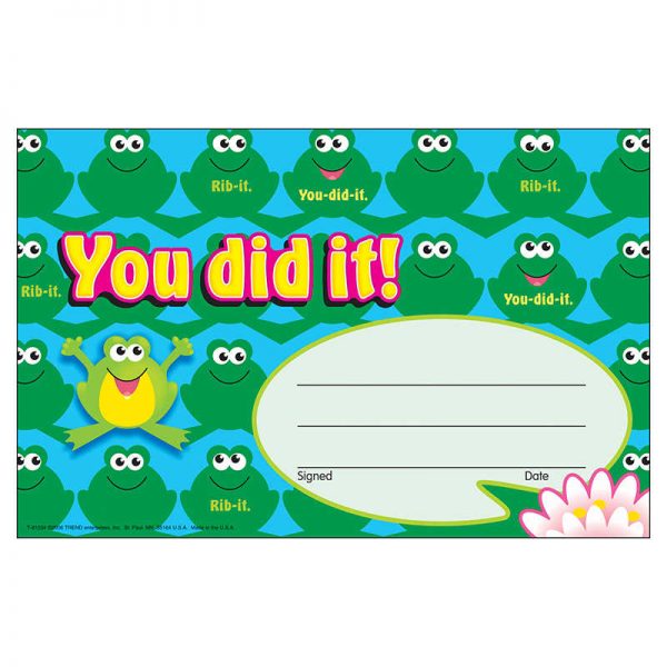 TREND You did it! Frogs Recognition Awards, 30 ct