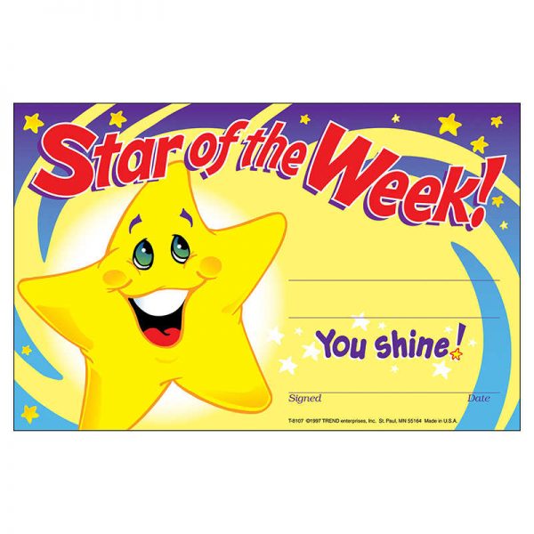 TREND Star of the Week! Recognition Awards, 30 ct