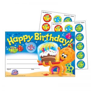 TREND Birthday Sea Buddies™ Scratch 'n Sniff Awards, 24 ct