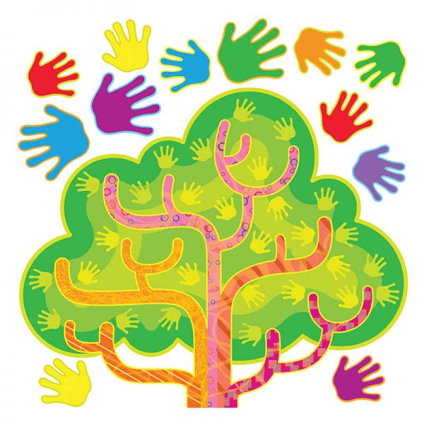 TREND Hands in Harmony Learning Tree Bulletin Board Set