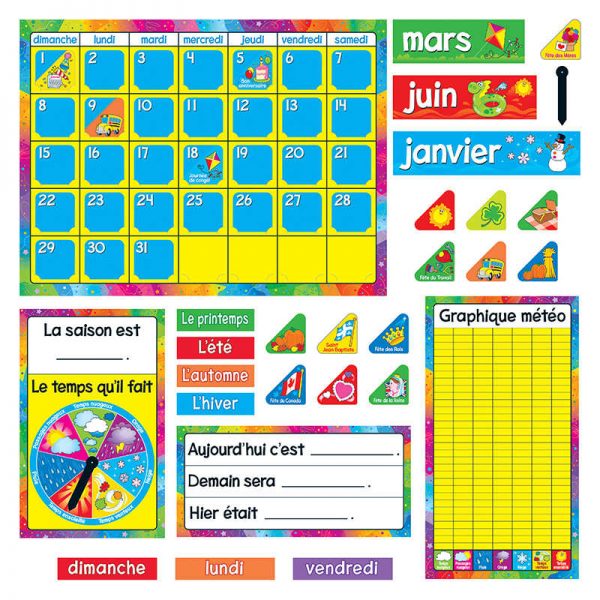 TREND Calendrier Annuel (FR) Bulletin Board Set