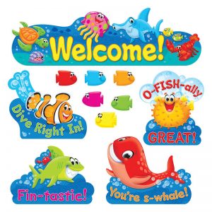 TREND Sea Buddies™ Welcome Bulletin Board Set