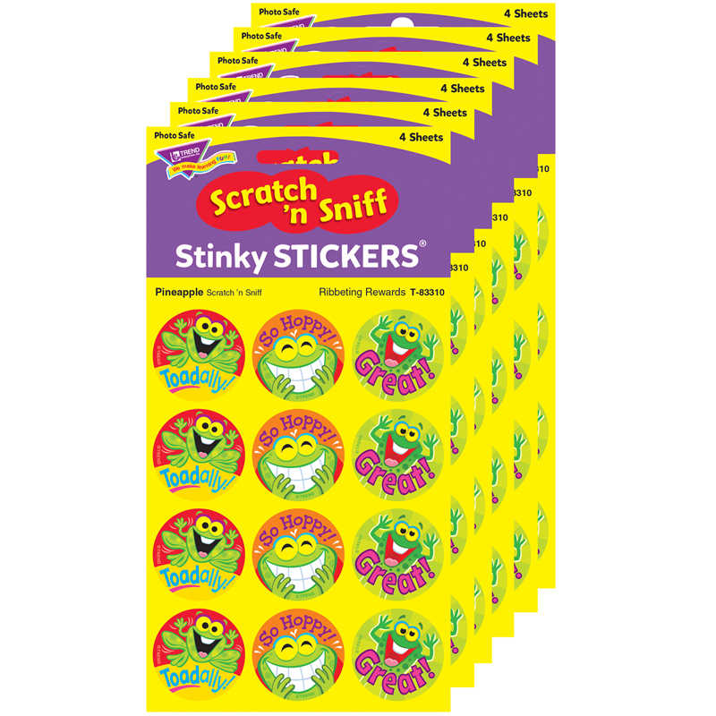 TeachersParadise TREND Ribbeting Rewards/Pineapple Stinky Stickers