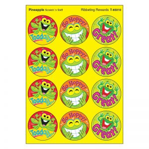 TREND Ribbeting Rewards/Pineapple Stinky Stickers®, 48 Count