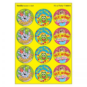 TREND It's a Party!/Vanilla Stinky Stickers®, 48 Count