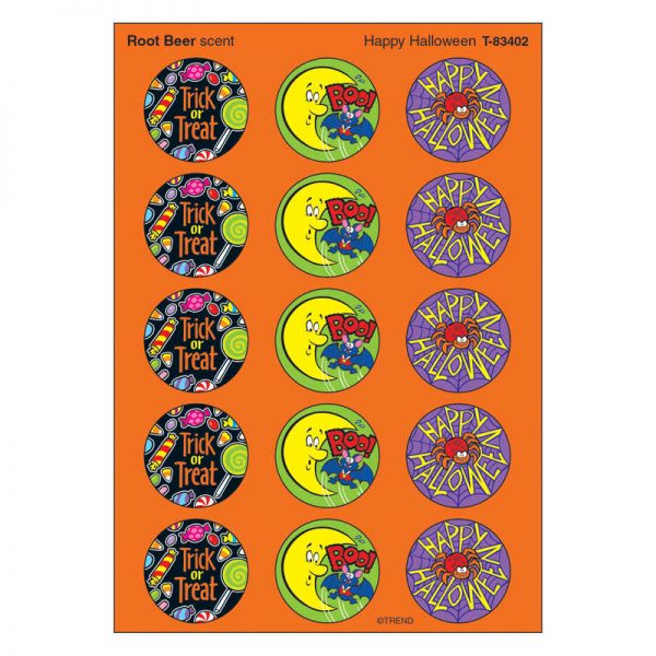 TREND Happy Halloween/Rootbeer Stinky Stickers®, 60 ct.