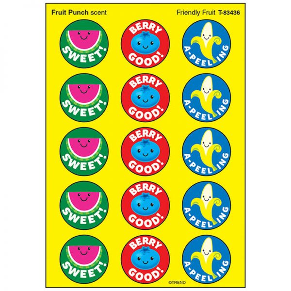 TREND Friendly Fruit/Fruit Punch Stinky Stickers®, 60 ct.