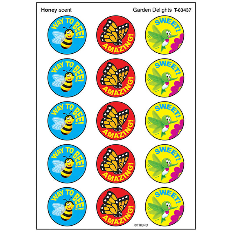 TREND Garden Delights/Honey Stinky Stickers®, 60 ct.