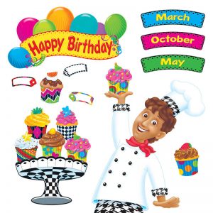 TREND Happy Birthday Bake Shop™ Bulletin Board Set