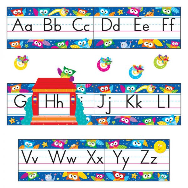 TREND Owl-Stars!® Alphabet Line Standard Manuscript B.B. Set
