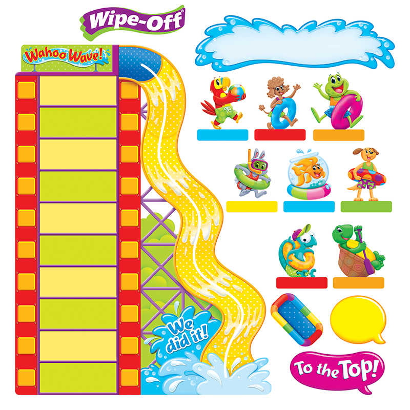 TREND Playtime Pals™ Goal Setting Adventures Bulletin Board Set