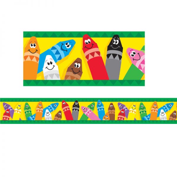 TREND Colorful Crayons Bolder Borders®, 35.75'