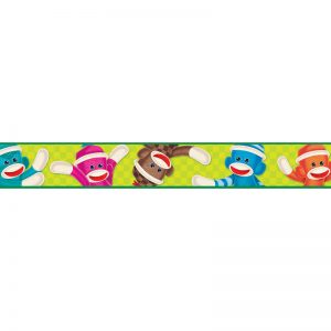 TREND Sock Monkeys Bolder Borders®, 35.75'