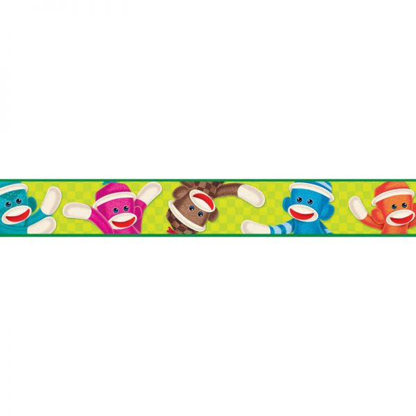 TREND Sock Monkeys Bolder Borders®, 35.75'