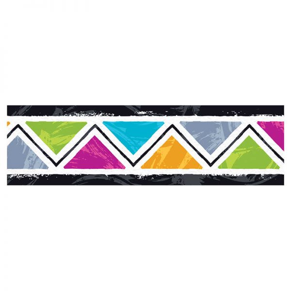 TREND Color Harmony Triangles Bolder Borders®, 35.75'