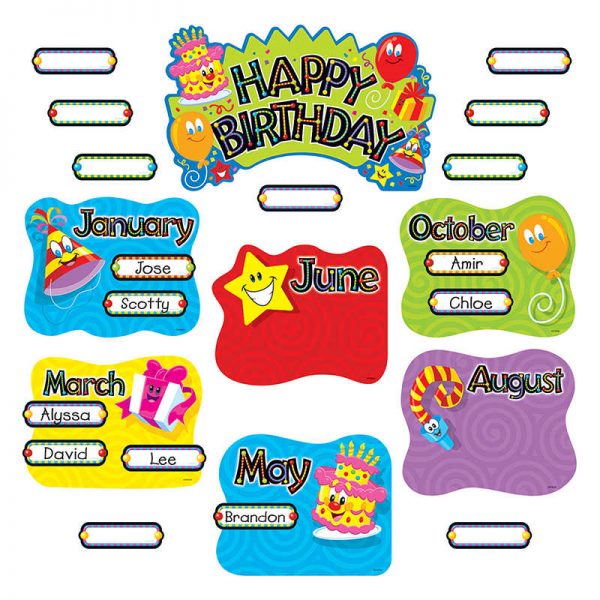 TREND Birthday Festival Mini Bulletin Board Set