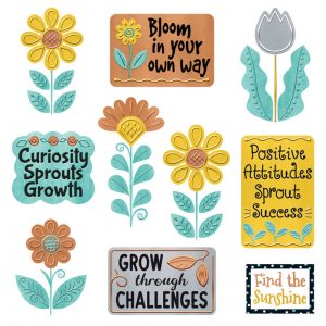 TREND I ♥ Metal™ Grow for It Mini Bulletin Board Set