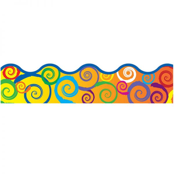 TREND Rainbow Swirls Terrific Trimmers®, 39 ft