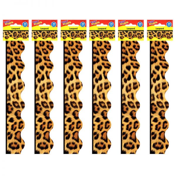 TREND Leopard Terrific Trimmers®, 39 Feet Per Pack, 6 Packs