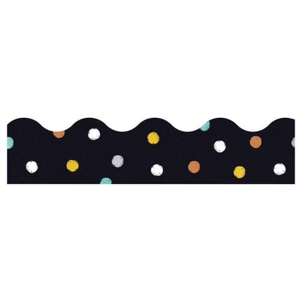 TREND I ♥ Metal™ Dots on Black Terrific Trimmers®, 39'