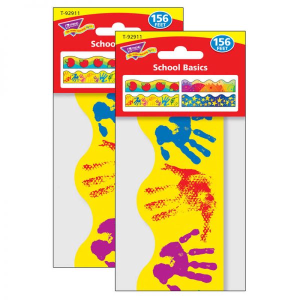 TREND School Basics Terrific Trimmers® Variety Pack, 156' Per Pack, 2 Packs