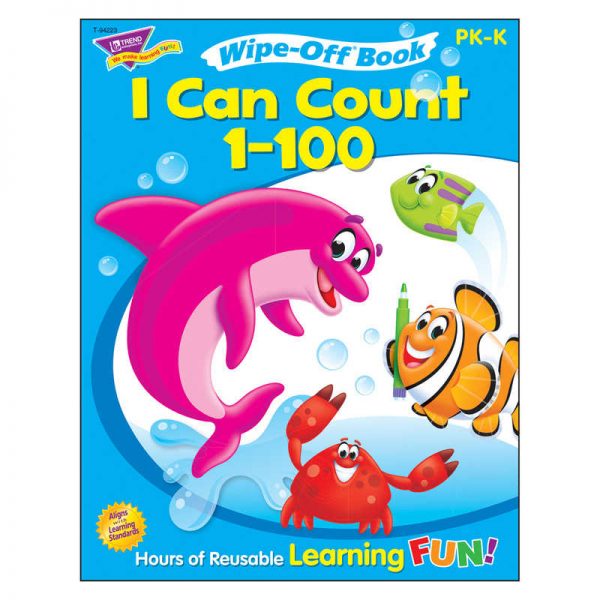 TREND I Can Count 1-100 Wipe-Off® Book