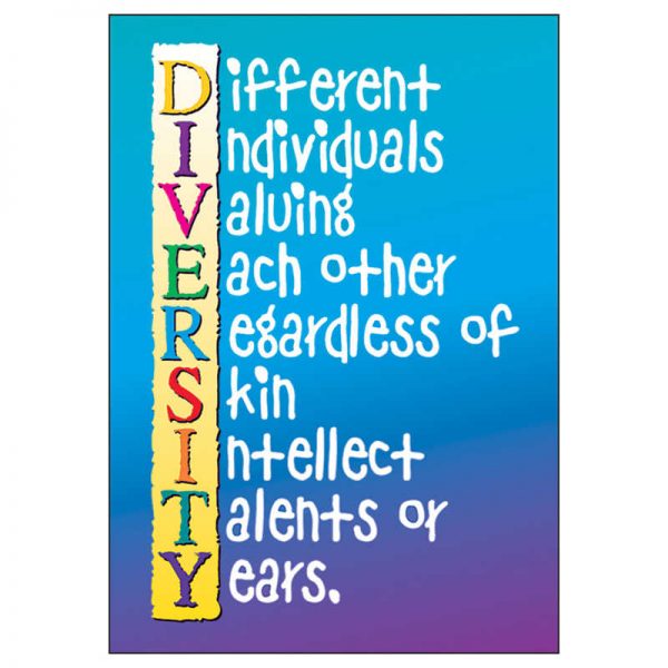 ARGUS® Diversity ARGUS® Poster, 13.375" x 19"